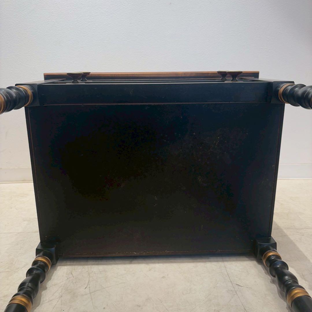 ヒッチコック　ブラックハーベスト　メープル　2段引き出し　コンソールテーブル