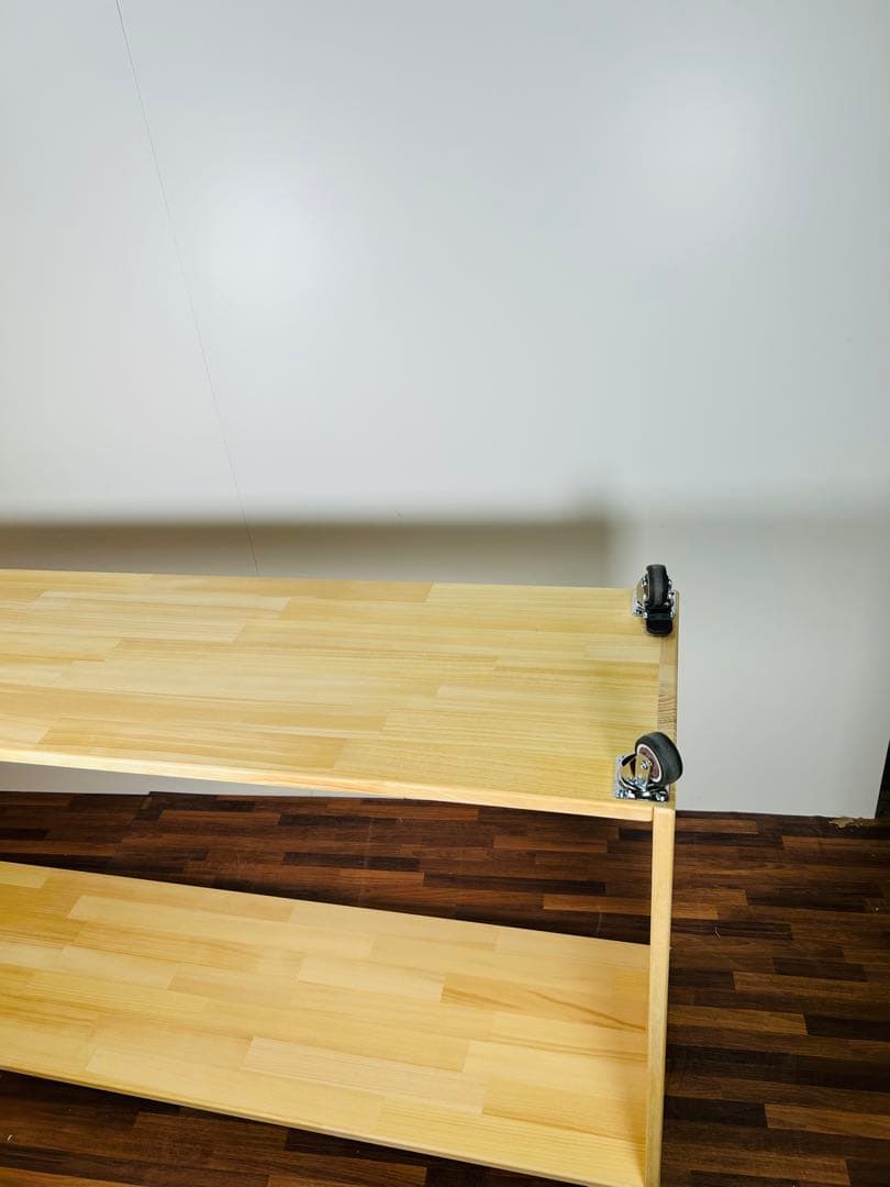 キャスター付き　おもちゃ棚　ワイドタイプ