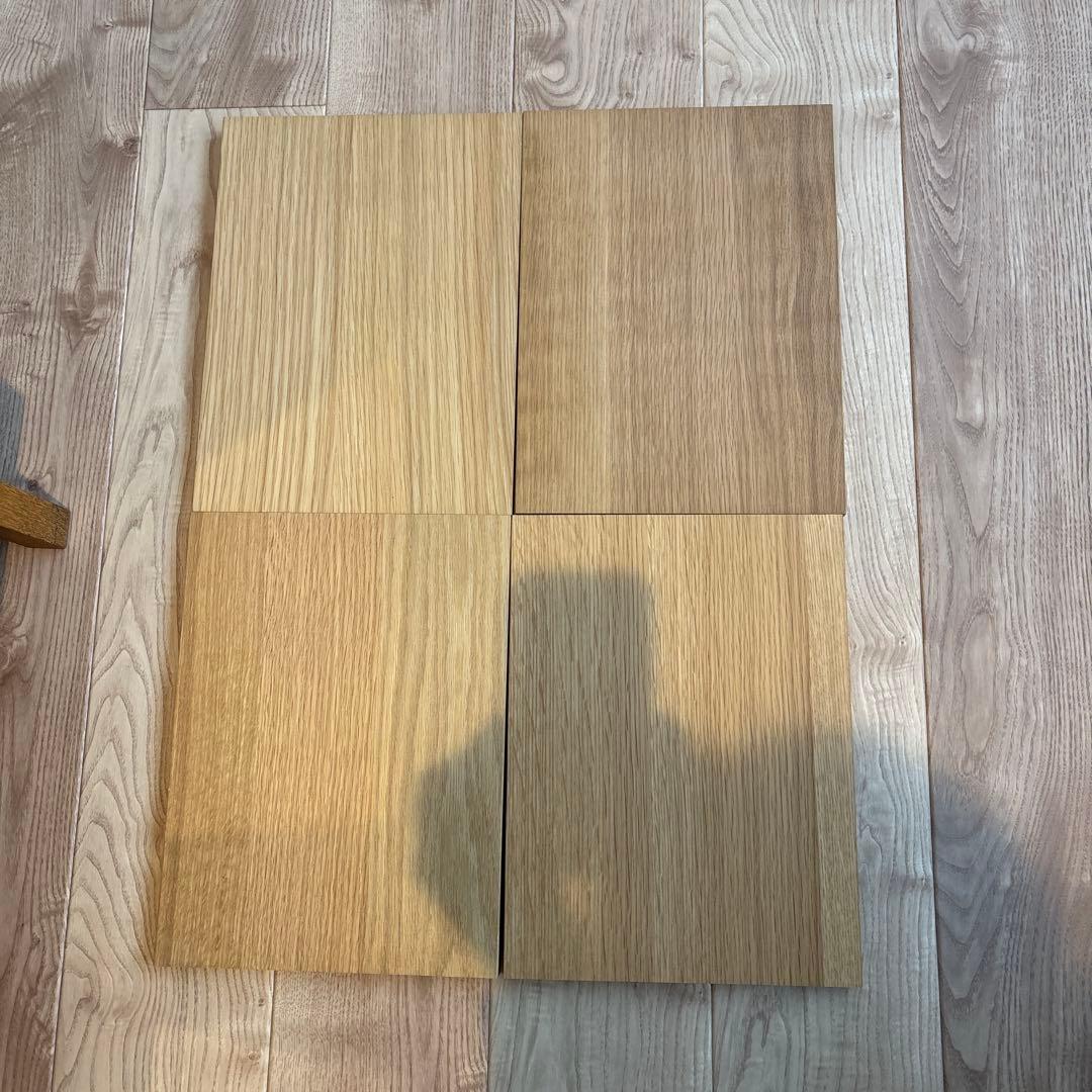 無印良品　スタッキングシェルフ・追加３段×2・ウォールナット材