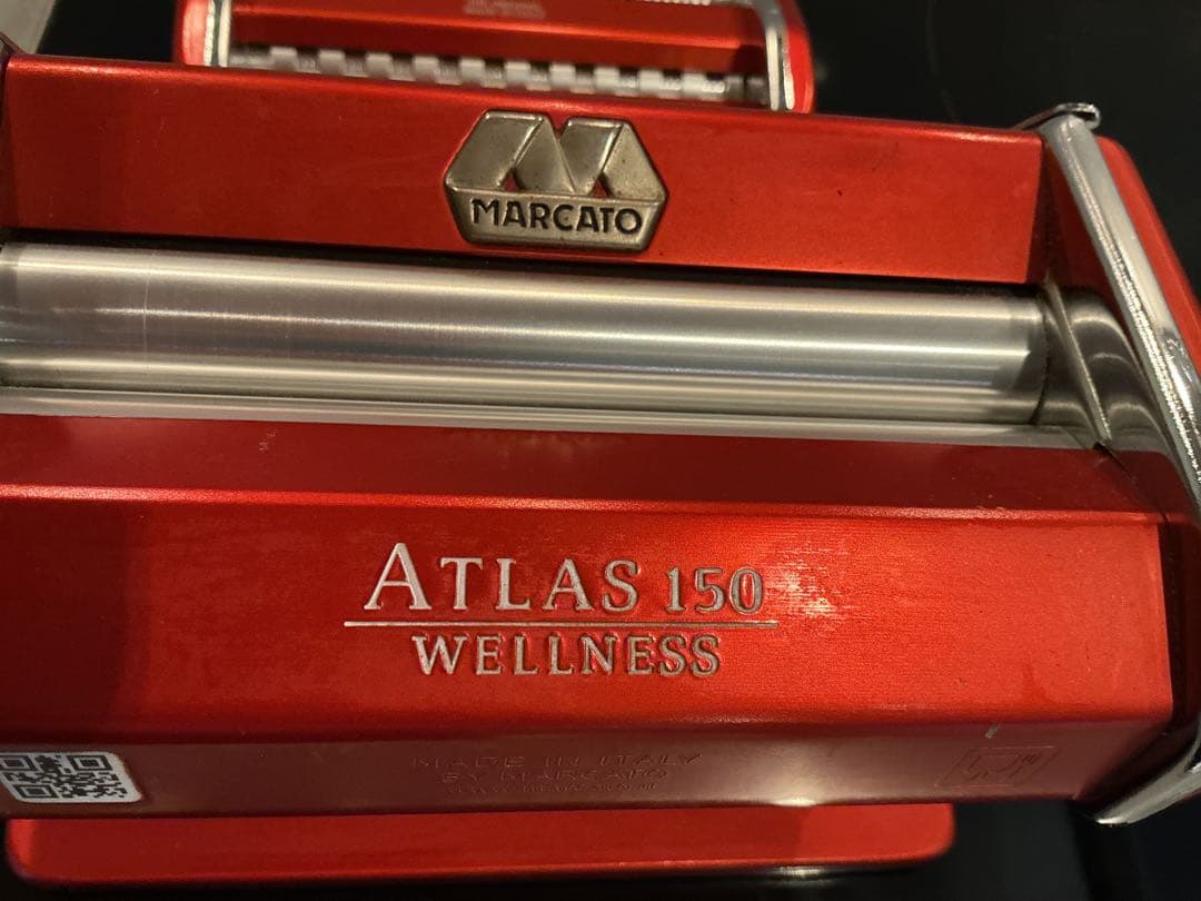 Marcato Atlas150 パスタマシン オレンジ色　マルカート　製麺機