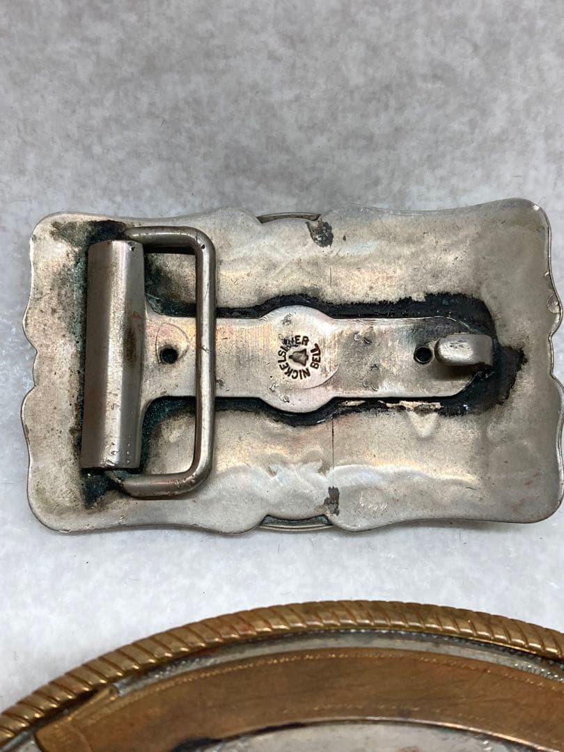 ビンテージ 1921年 モルガン・ダラー 銀製 Crumrine バックル