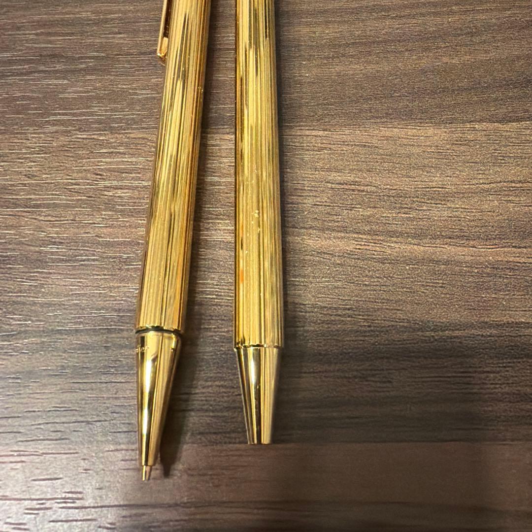Cartier ボールペン&シャープペンセット　レザーケース付