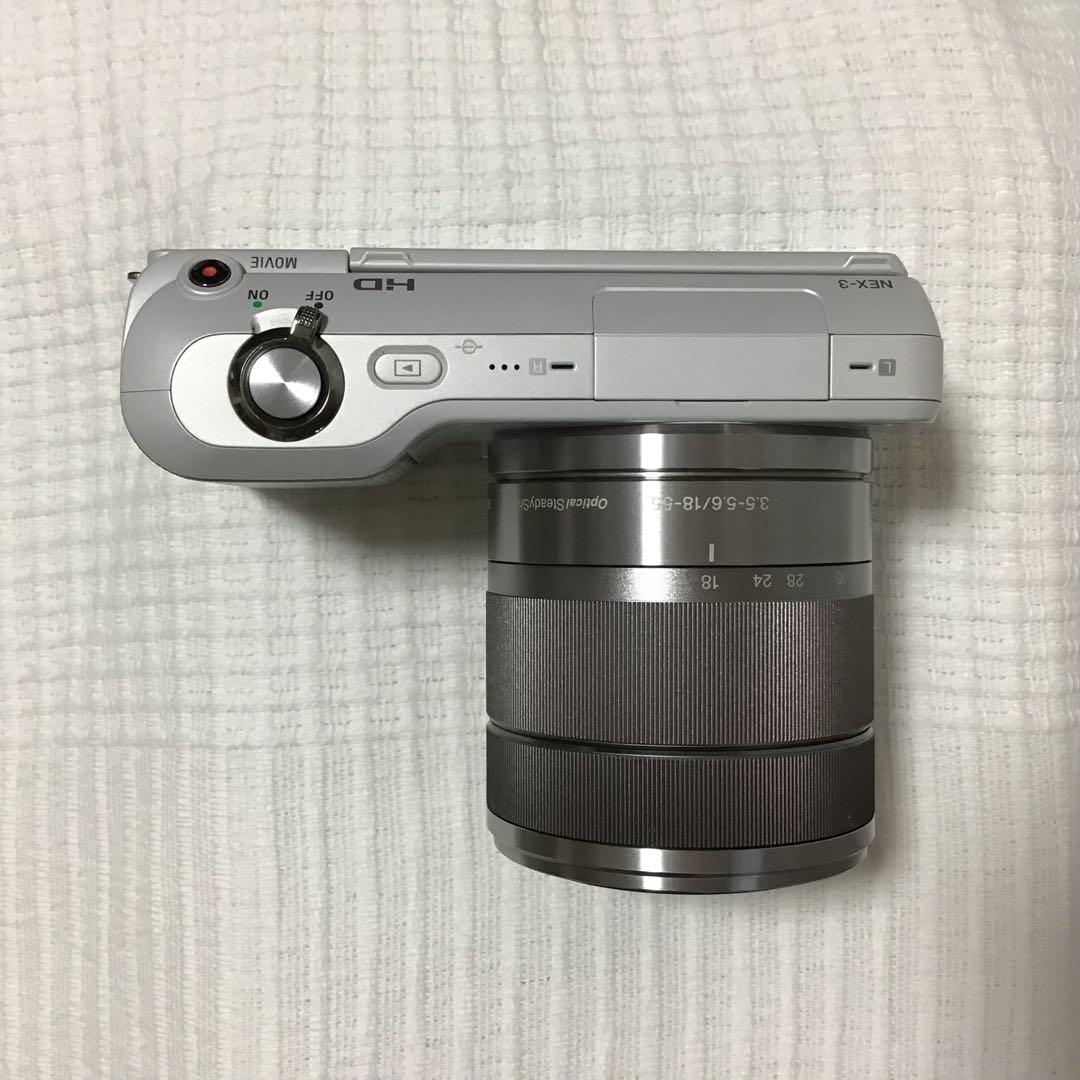 【早いもの勝ち】 SONY α NEX-3 ホワイト ミラーレス一眼