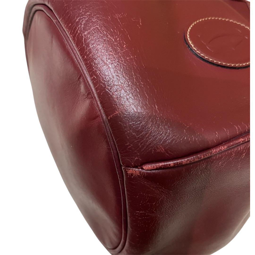 Cartgier マストライン　ボルドー　巾着ショルダーバッグ　ショルダーバッグ