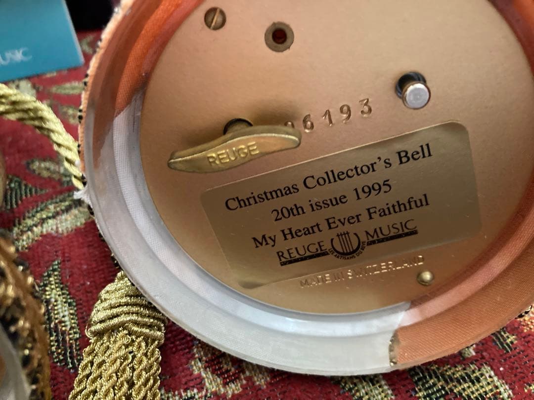 3点セット☆高級スイスオルゴール リュージュ クリスマスベル