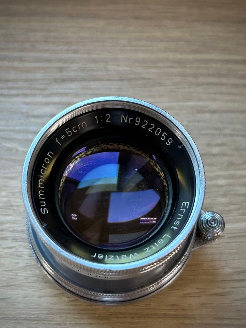 トリウム　Summicron 5cm f/2 レンズ Lマウント　Leica