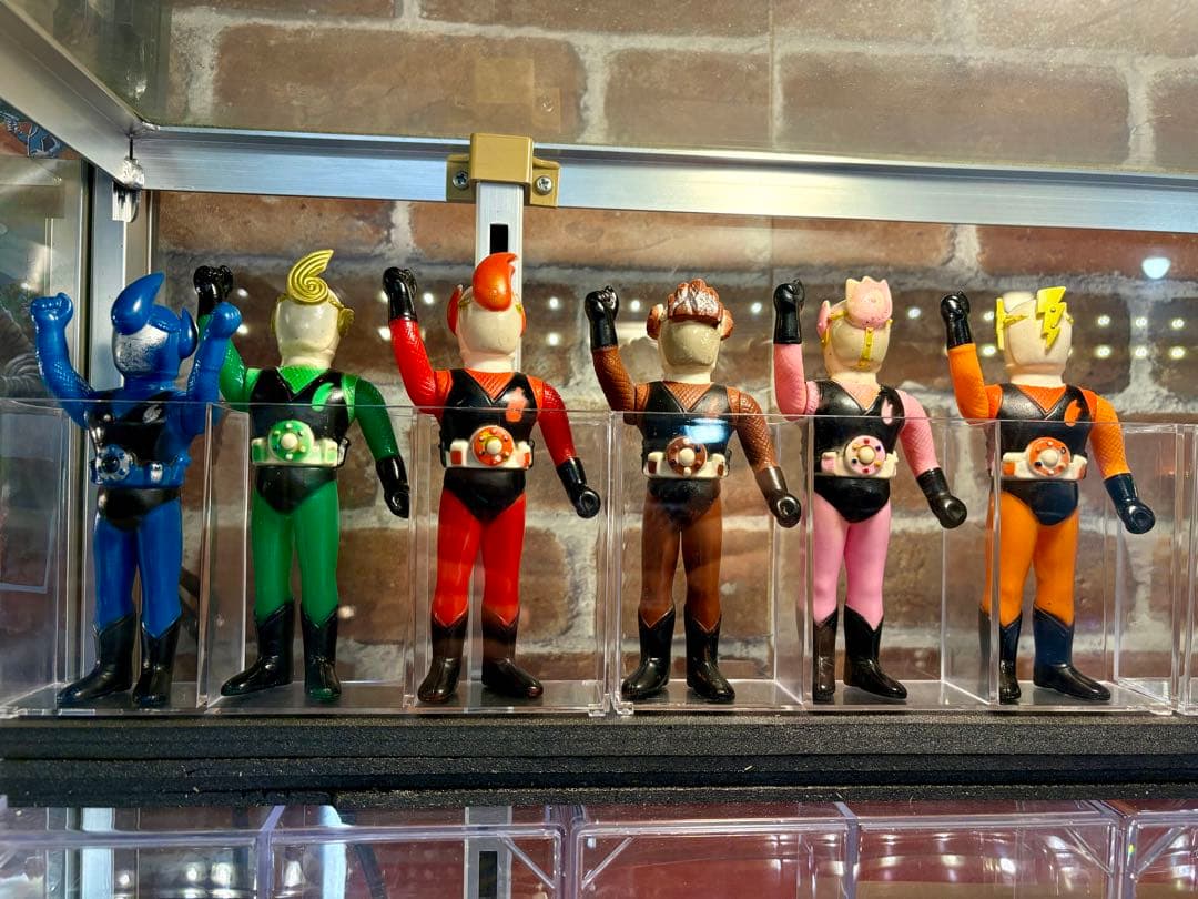 り*う様 当時物　忍者キャプター　ソフビ