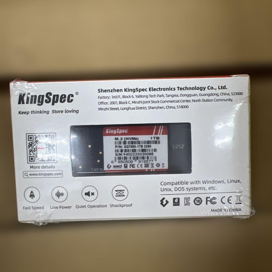 内蔵型SSD 200 KingSpec XG7000 1TB SSD