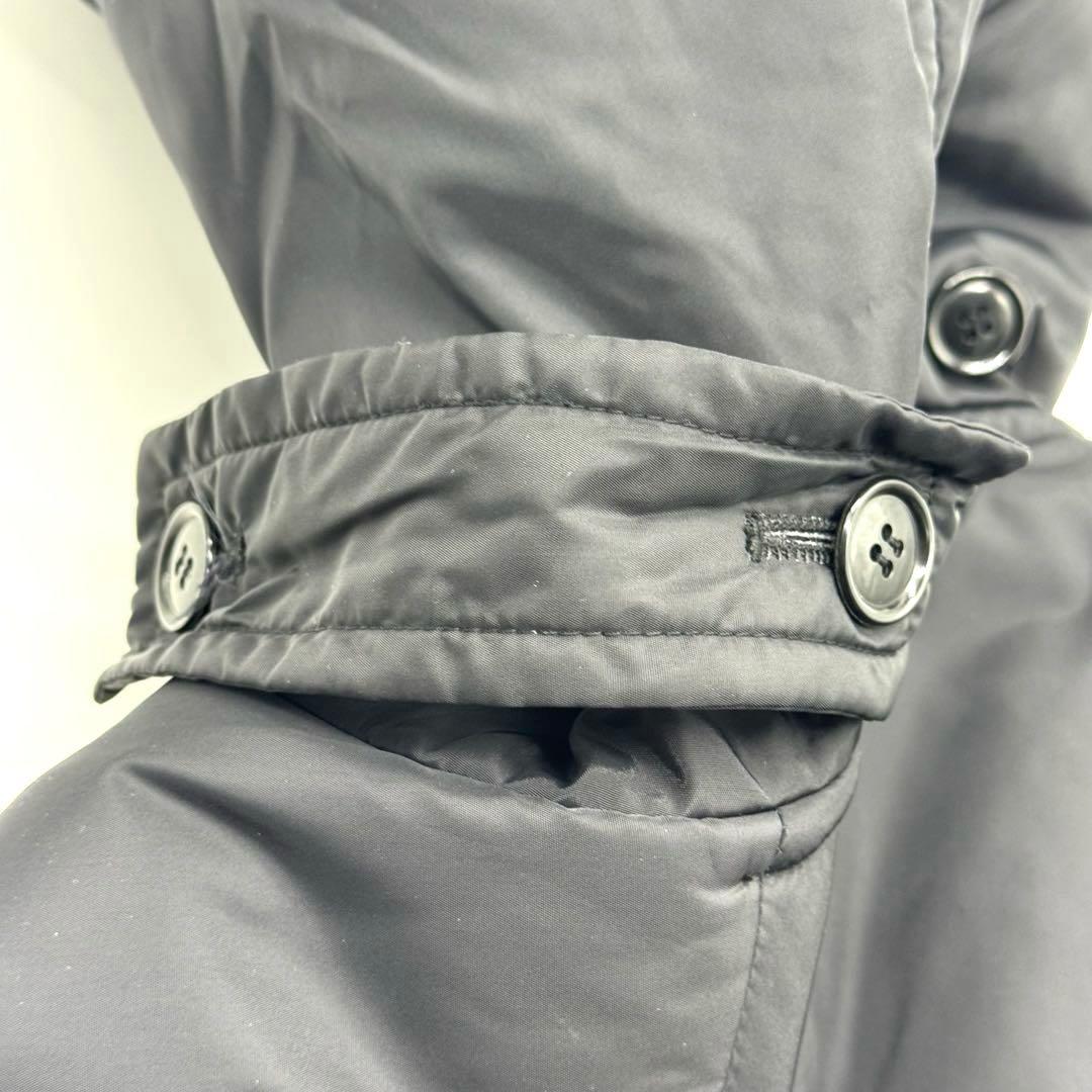 美品　コムデギャルソンシャツ　ブラック　メンズオム　ナイロンダッフルコート M