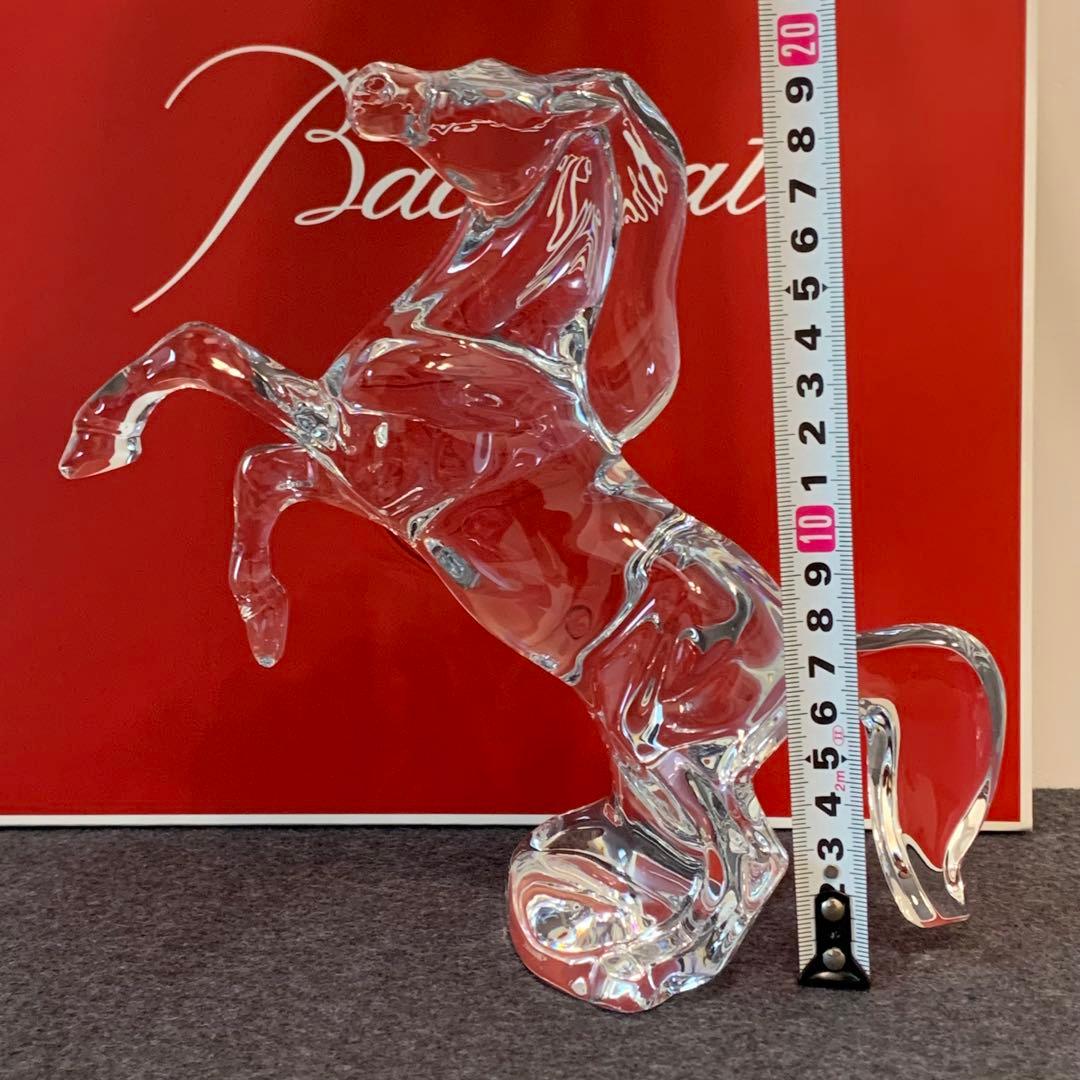 ⭐️mint0329⭐️未使用品⭐️バカラ⭐️馬の彫刻⭐️クリスタル⭐️いななく馬⭐️