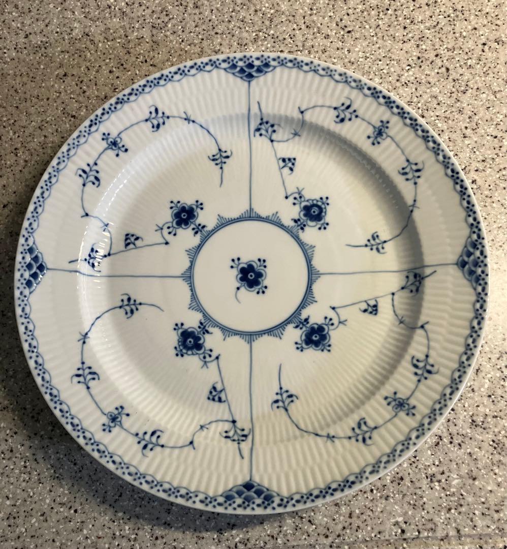 ロイヤルコペンハーゲン: 33cm、ブルーフルテッド、大皿、