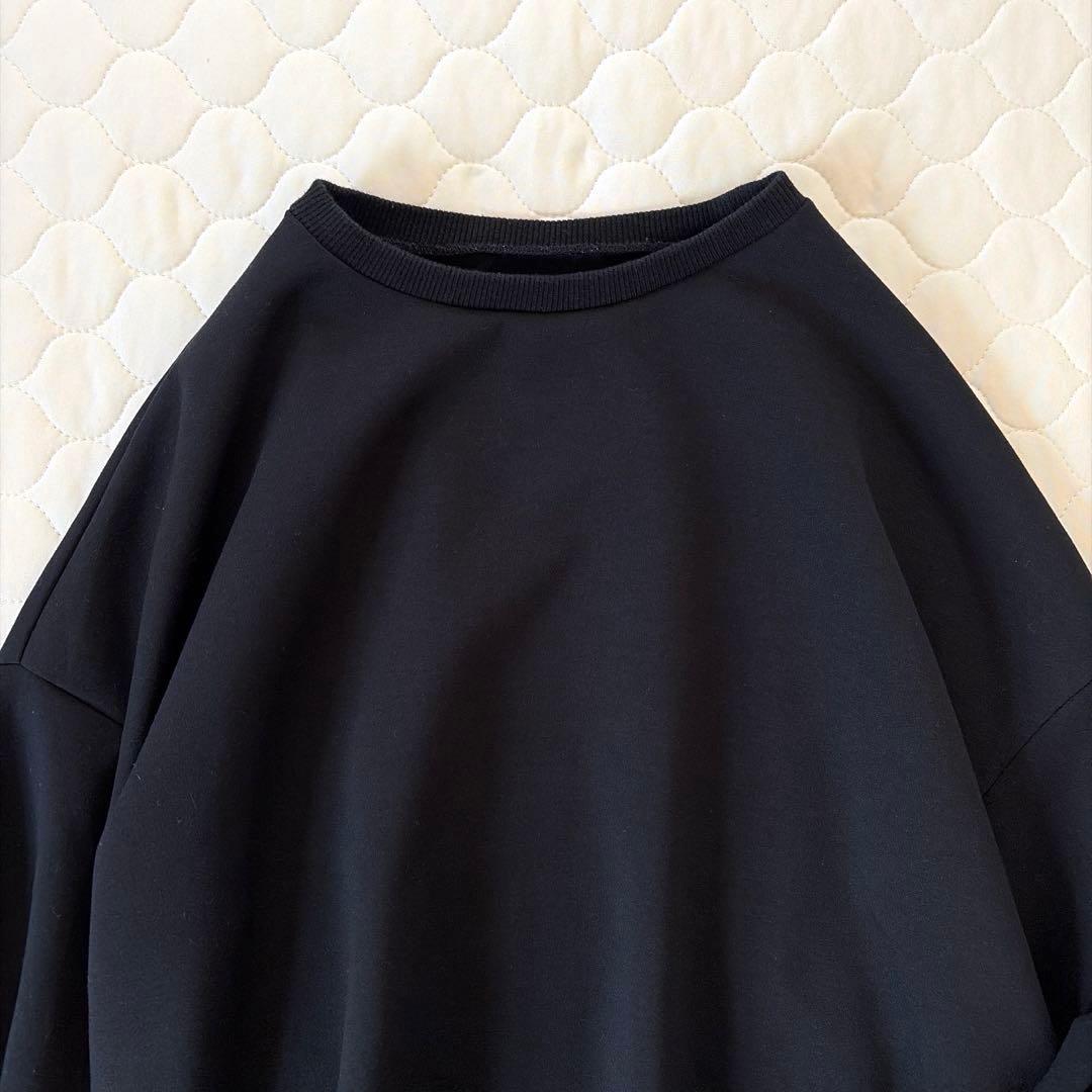 BEARDSLEY✴︎ダンボールパフトレーナー　スウェット ブラック　フリーサイズ