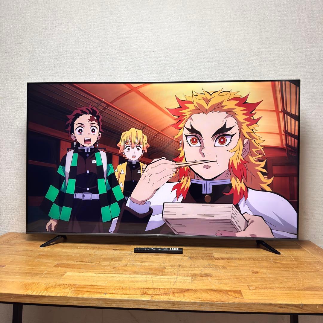 TCL 65V型 4K液晶テレビ Google TV 65P71B 2022年製