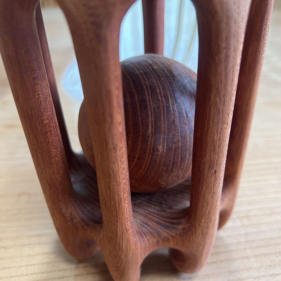 【一点物】袋の置物(土台付き)