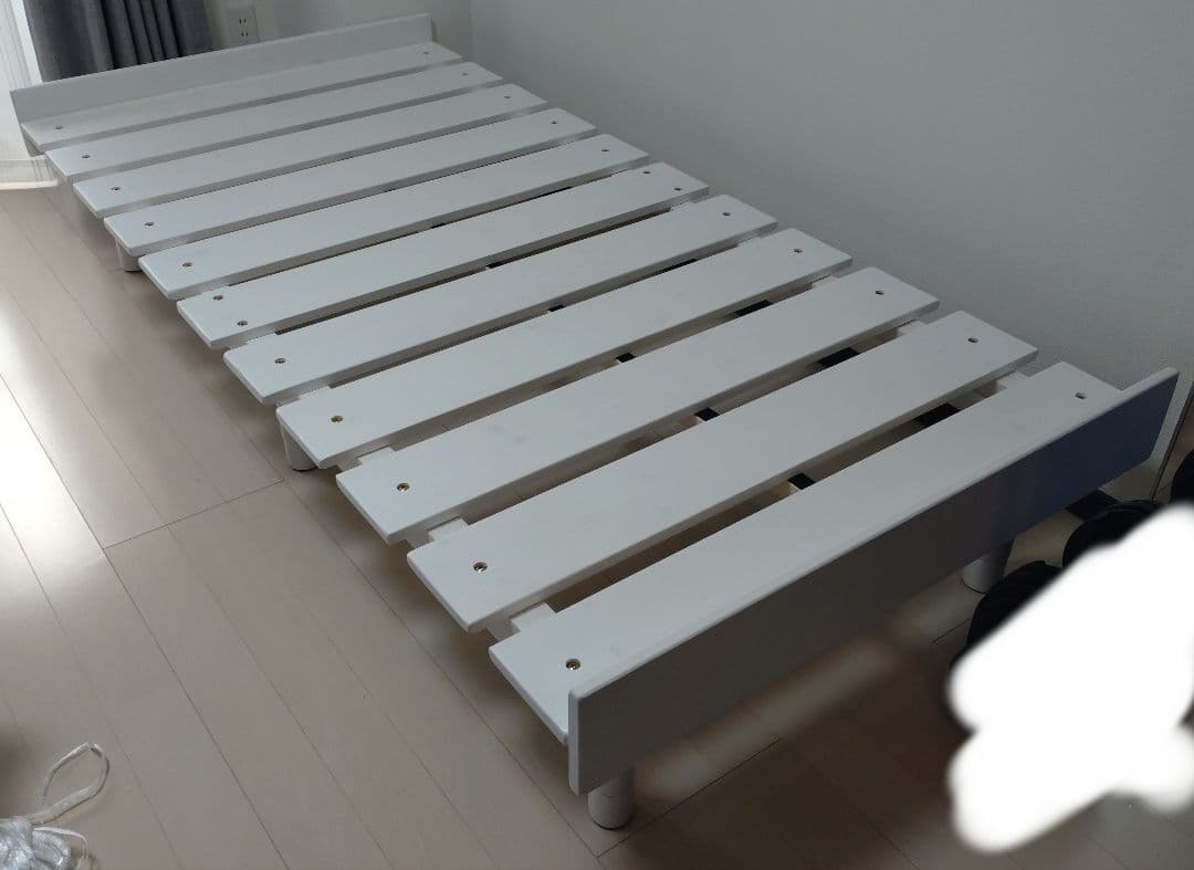 マーヴィン　すのこベッド　シングル　ホワイト