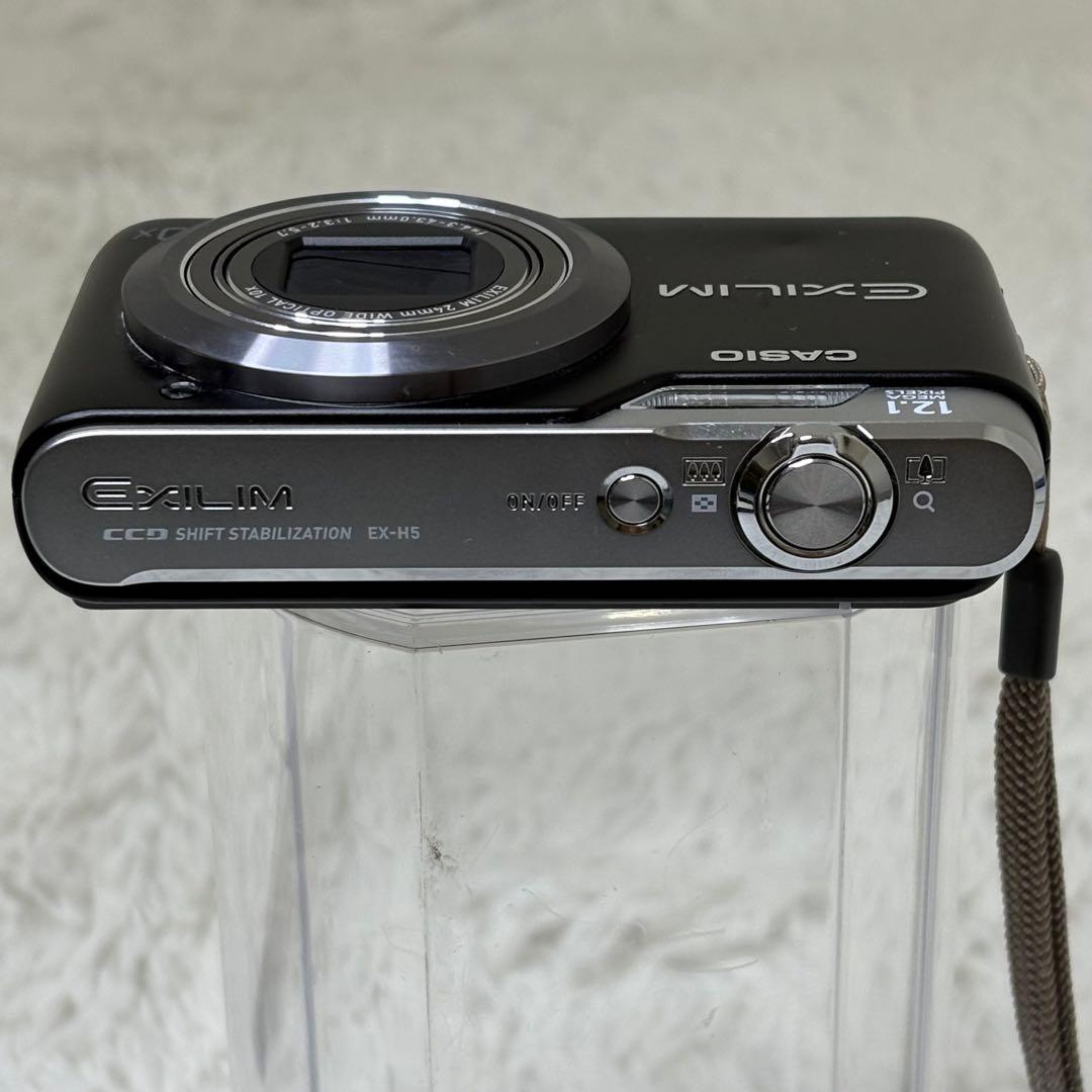 CASIO カメラ　エクシリム　EX-H5 ブラック　黒　コンデジ　動作品