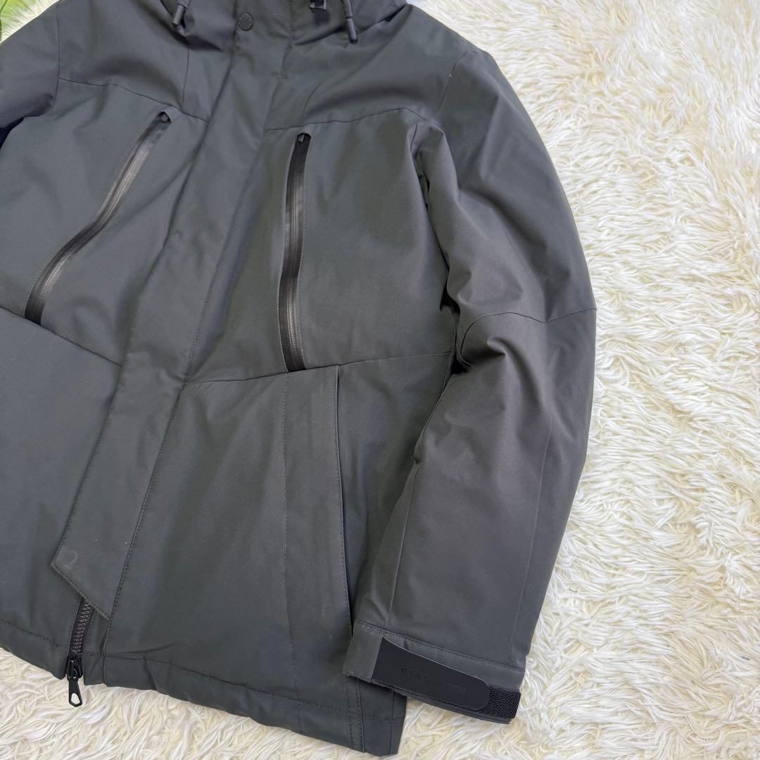【ナノユニバース】極美品 ダウンジャケット ダークグレー 西川ダウン メンズ