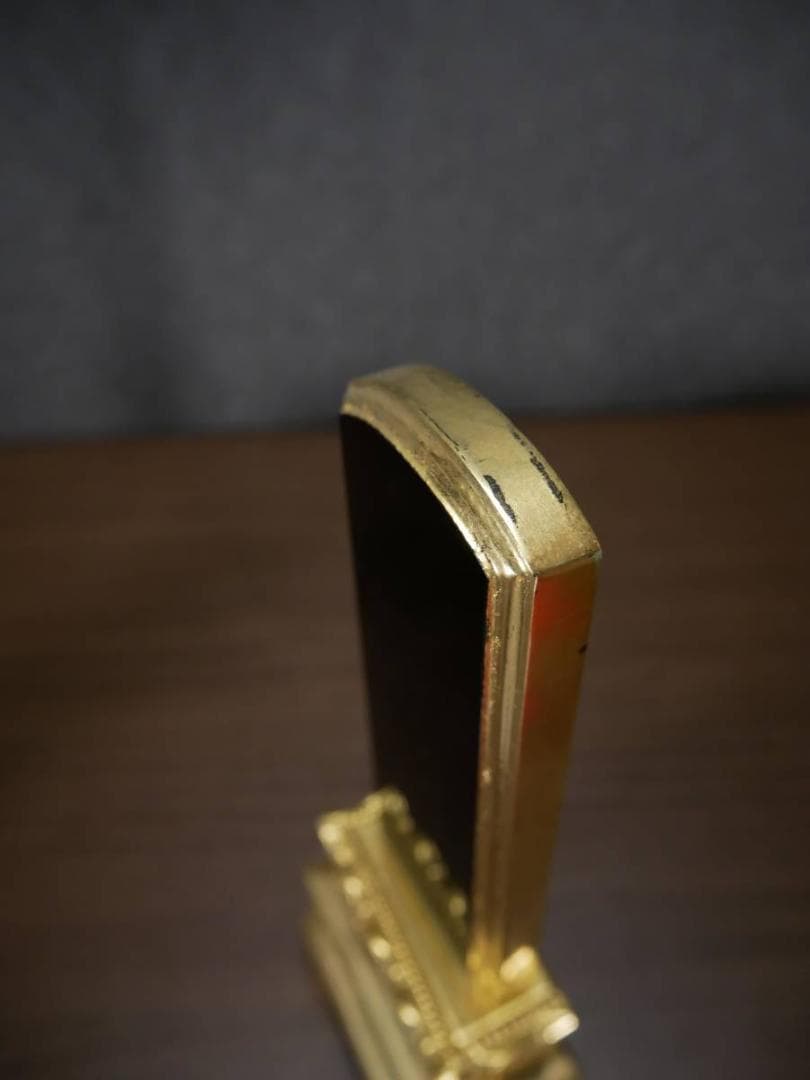 最終値下　【長期保管品】位牌　純金箔　仏壇　仏具　仏教美術　4297