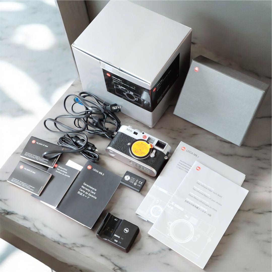 LEICA M8.2 シルバークローム レンジファインダー ライカ 元箱付き
