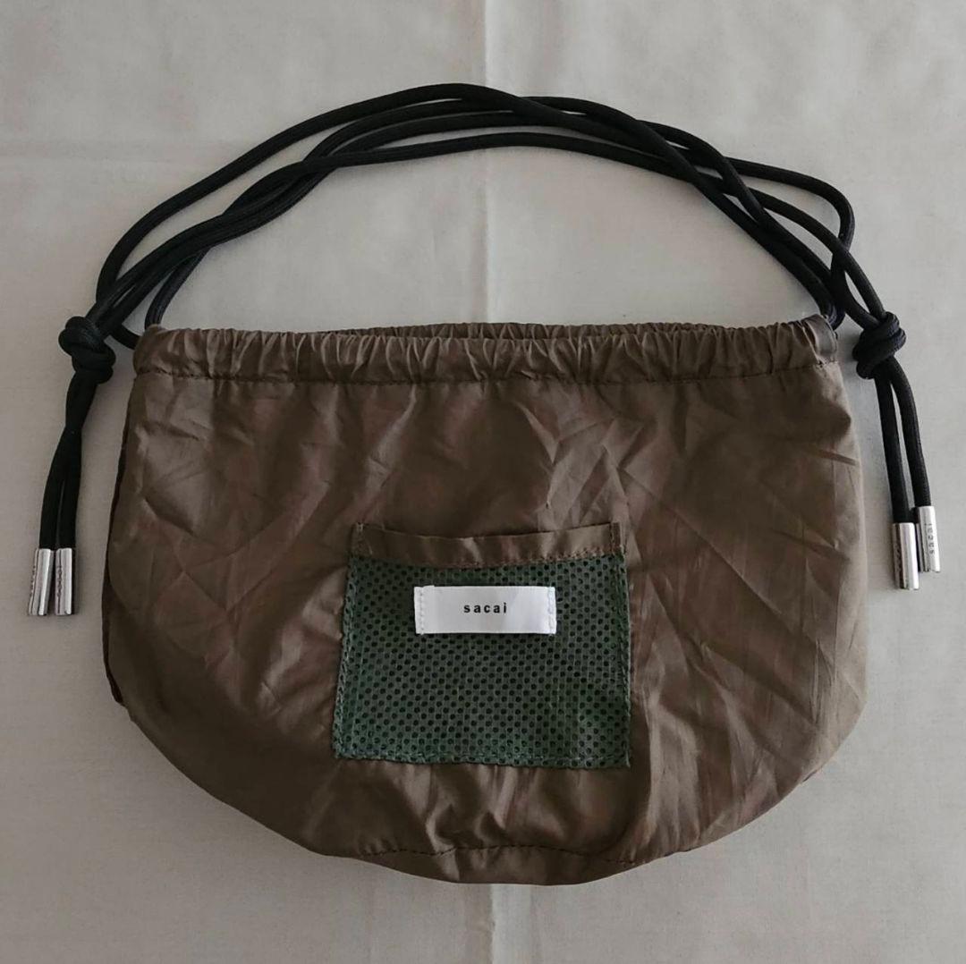 ※tyty sacai Hello sacai リバーシブル巾着バッグ