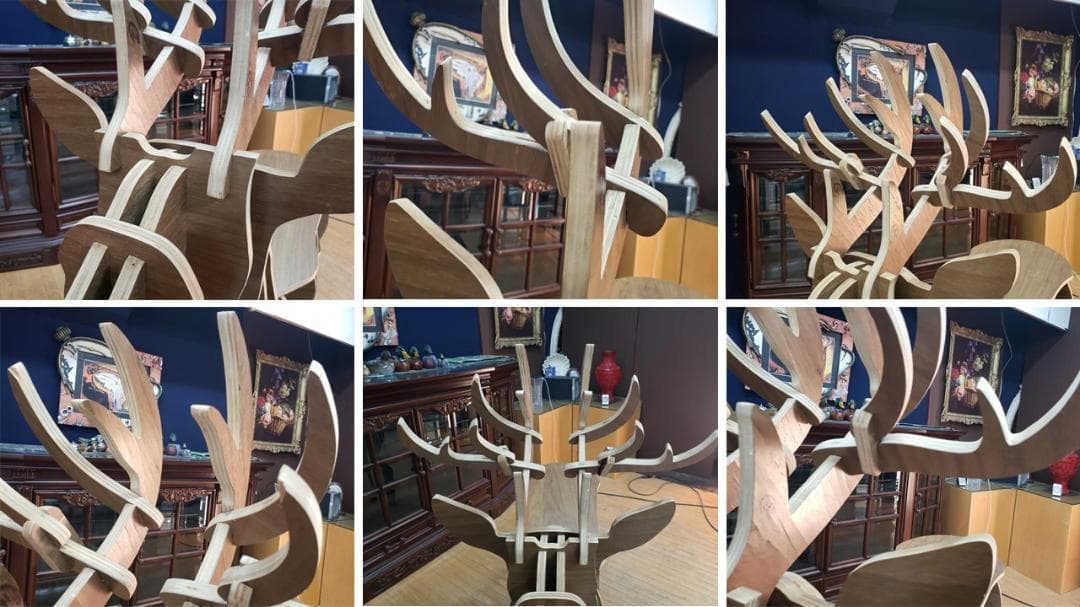 L2　アニマルシェルフ 鹿　飾り棚