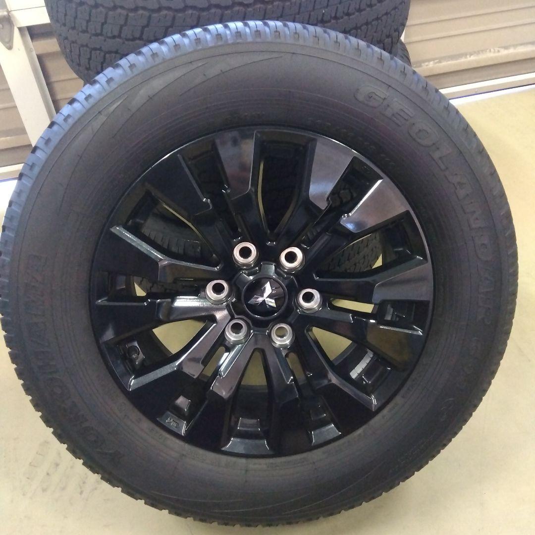 送料込 ミツビシ トライトン 純正タイヤ&ホイール4本セット 走行わずか