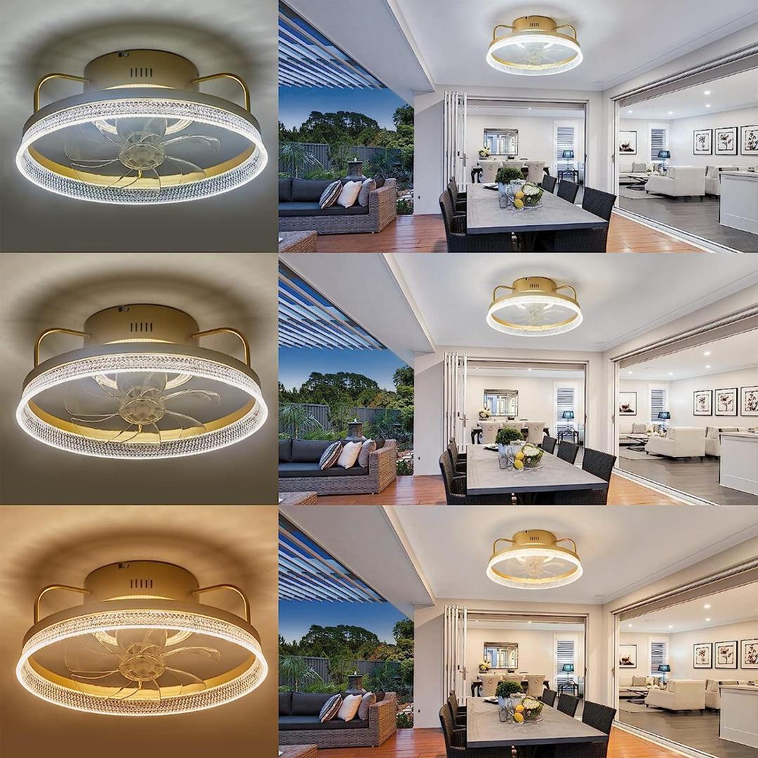 10畳 シーリングファンライト 静音 リモコン スイング 正逆回転 暖房