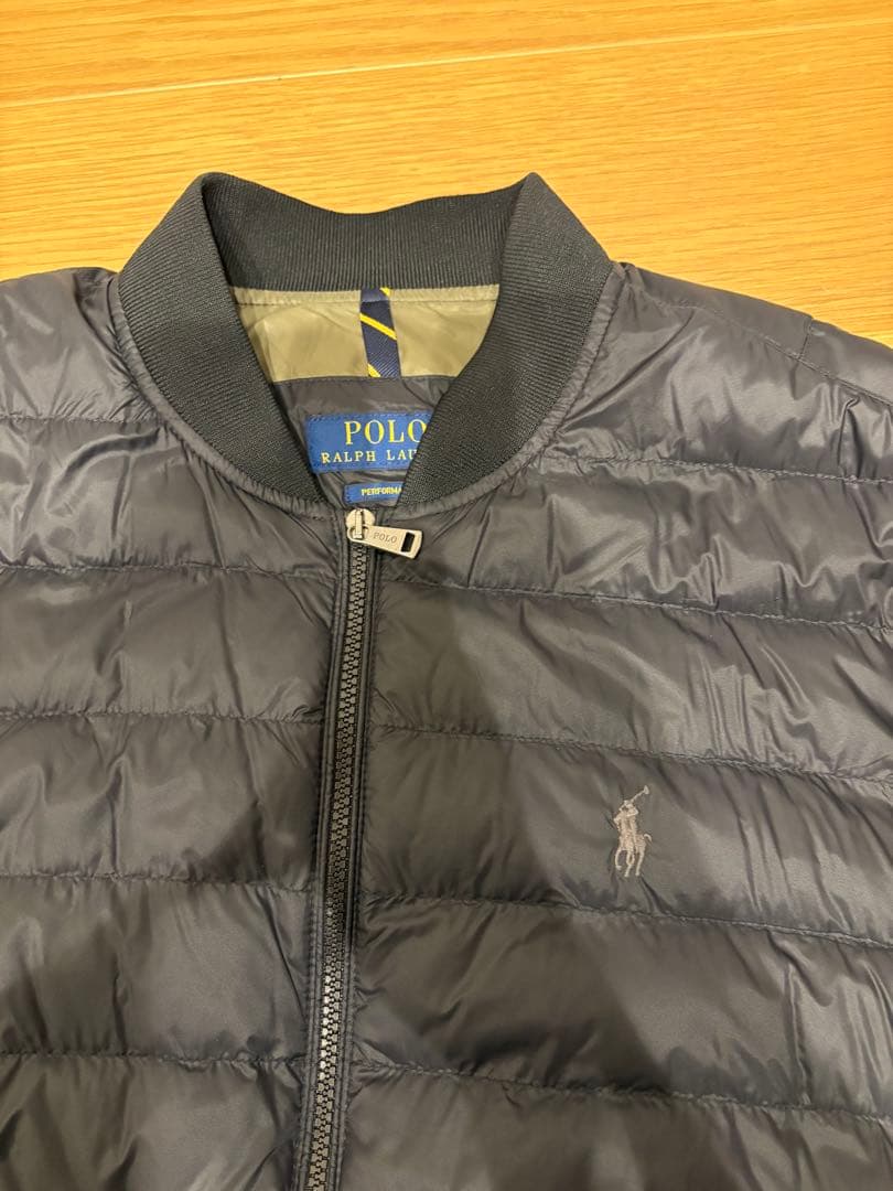 【超美品】Polo キルティングボンバージャケット ブラック