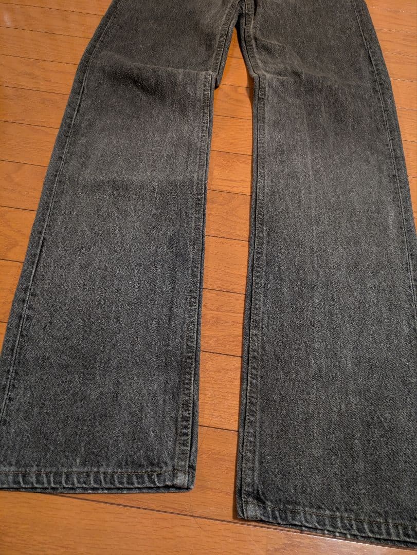 USA Levi's 501 赤文字 先染めブラックデニム W31 L36