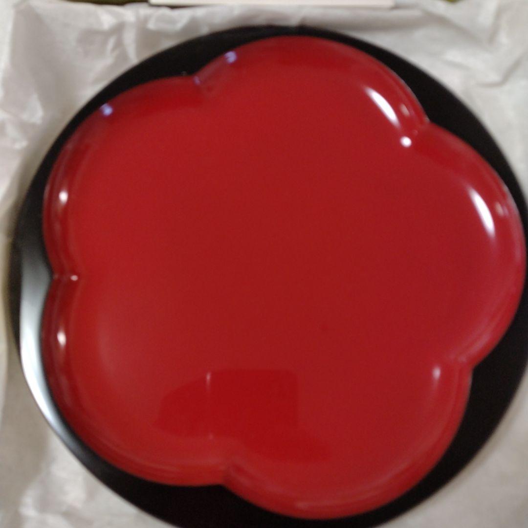 ※新品未使用　高級！京都の象彦の菓子盆と紅梅盆の2つセット