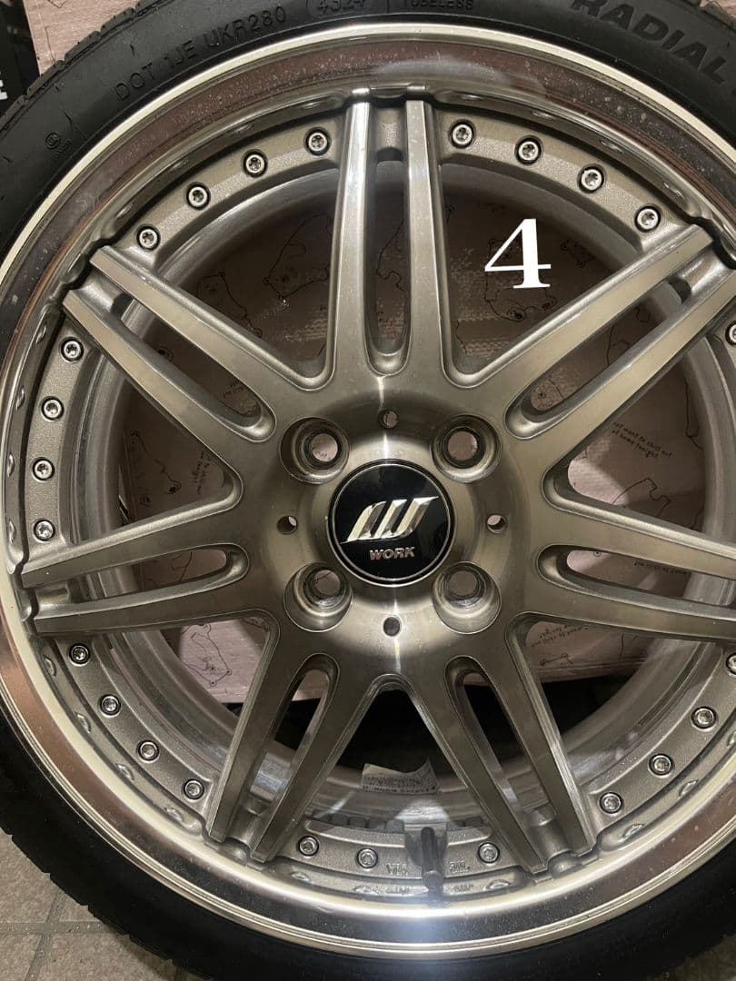 WORK 16インチ ホイールセット MINERVAタイヤ