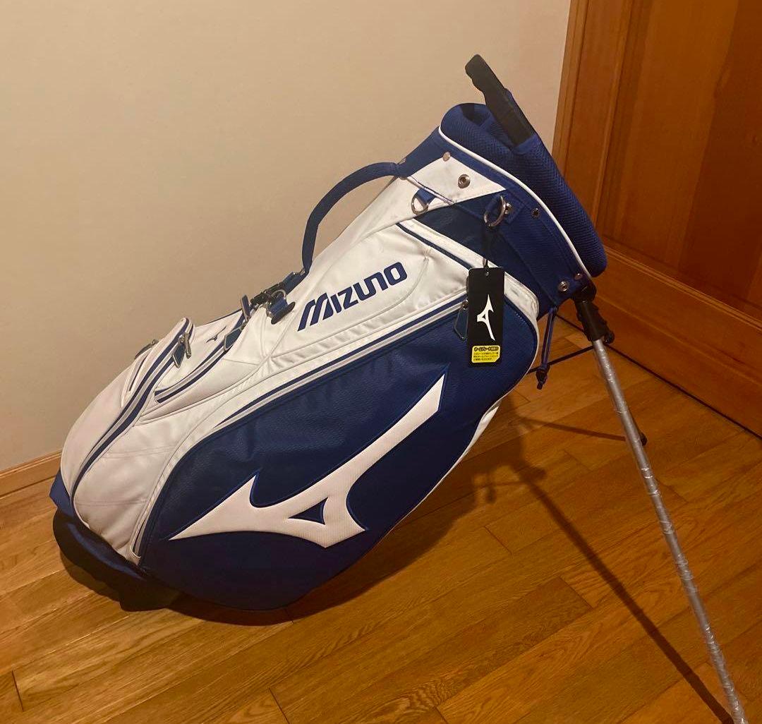 【希少カラー・スタンド式】Mizuno ゴルフ　キャディバッグ　中古