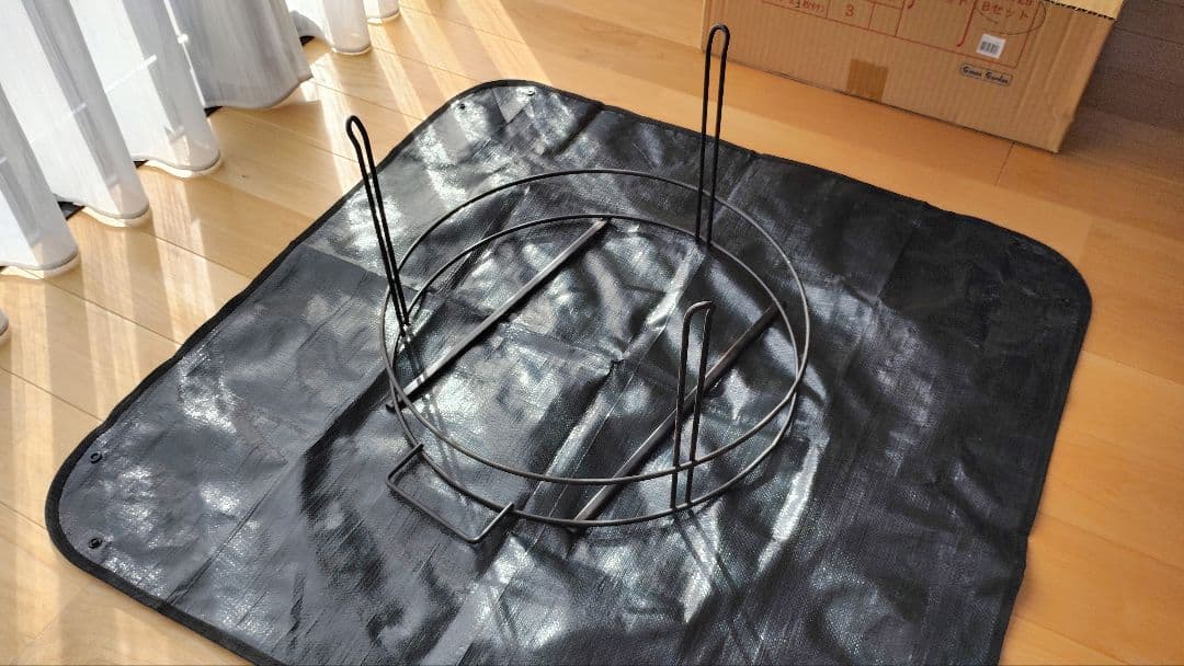 らくらく土フルイセット(マット付き)