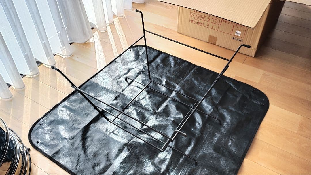 らくらく土フルイセット(マット付き)