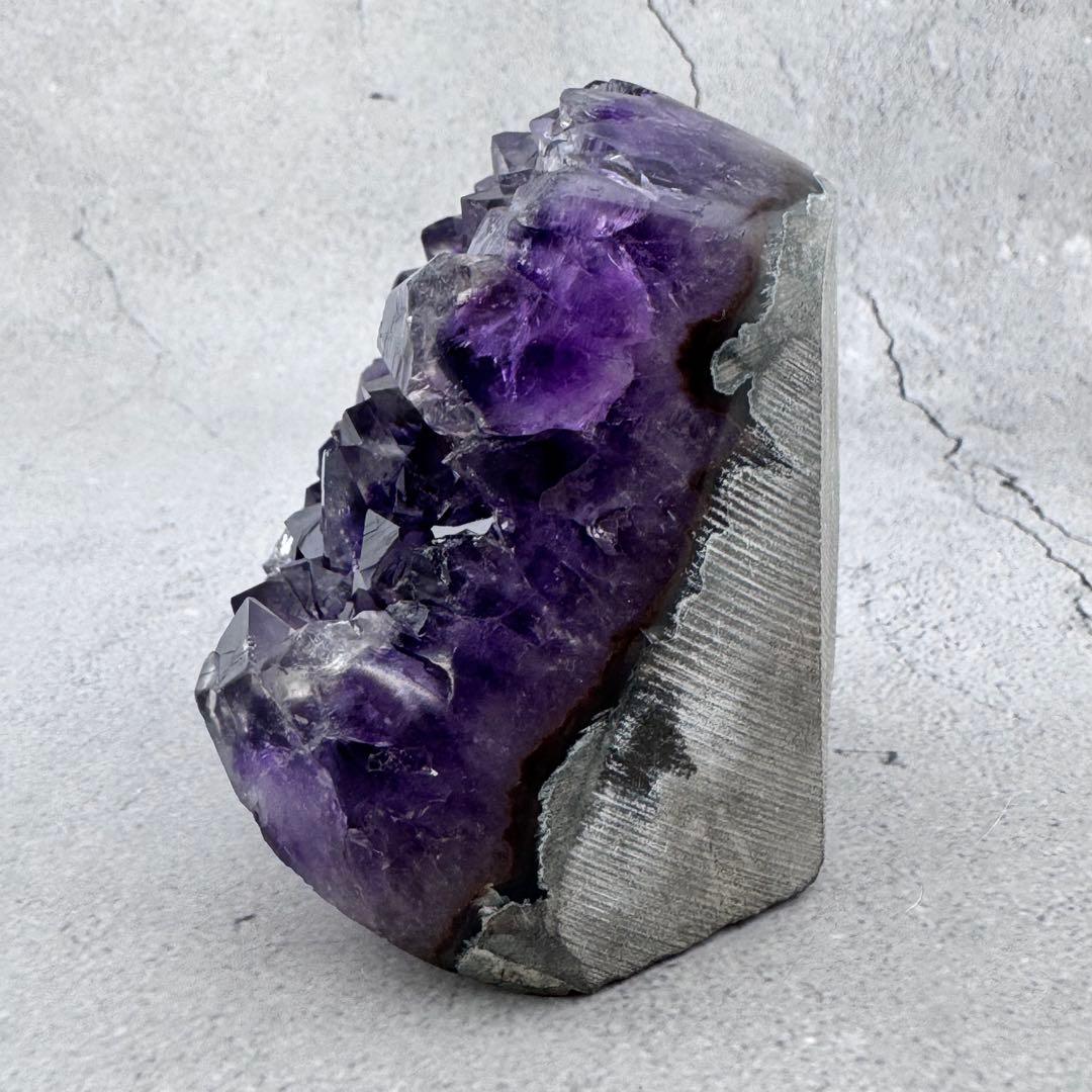 G-103アメジストクラスター ドーム 原石 天然石 パワーストーン　インテリア