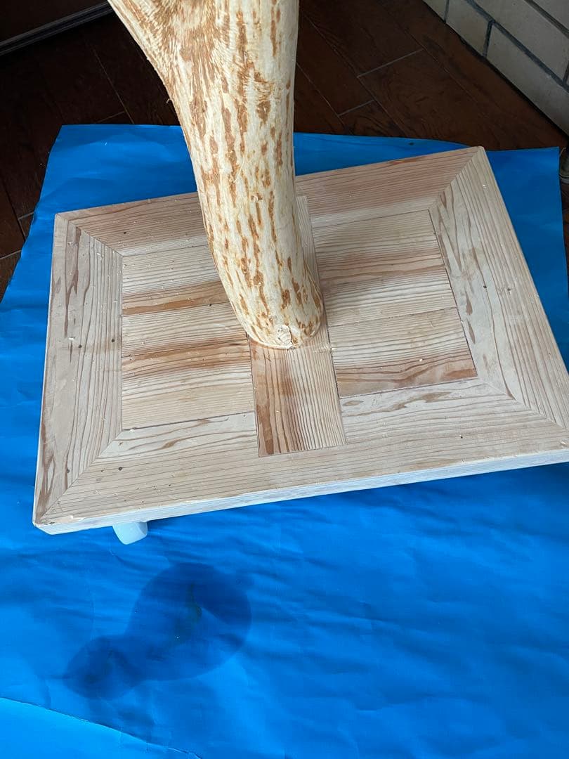 木製鳥用止まり木 多枝構造 移動可能