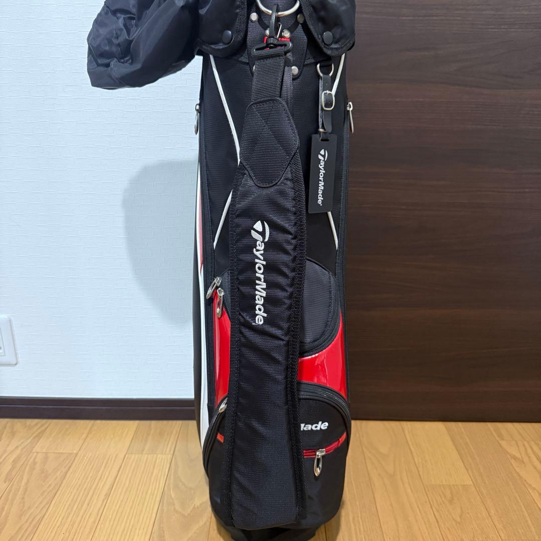 TaylorMade ゴルフバッグ キャディバッグ 黒/赤