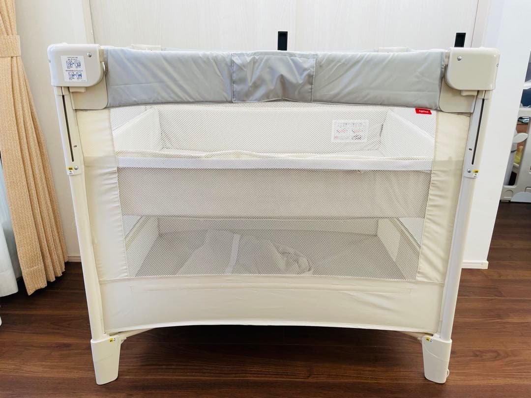 【説明書・収納袋・外箱付】アップリカ ココネルエアーAB ホワイトグレー