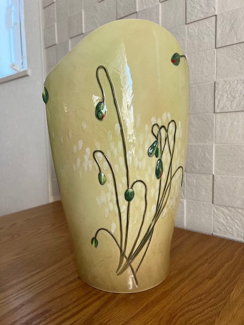 フランツコレクション ゴッホミュージアムコラボ　ポピーと蝶 花瓶 フラワーベース