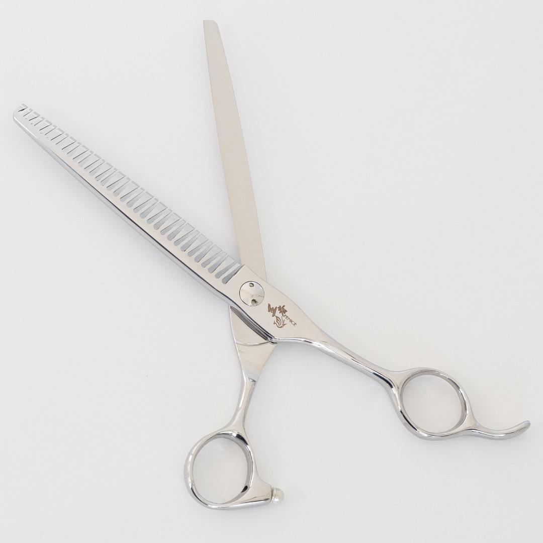 7インチ　3D グラデーション　ブレンディングシザー　vg10 コバルト