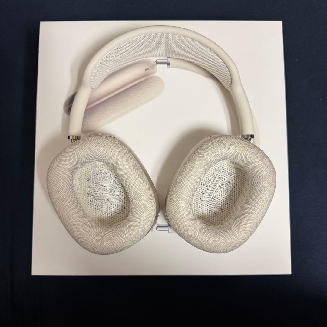AirPods Max スターライト 本体（＋箱、付属品）