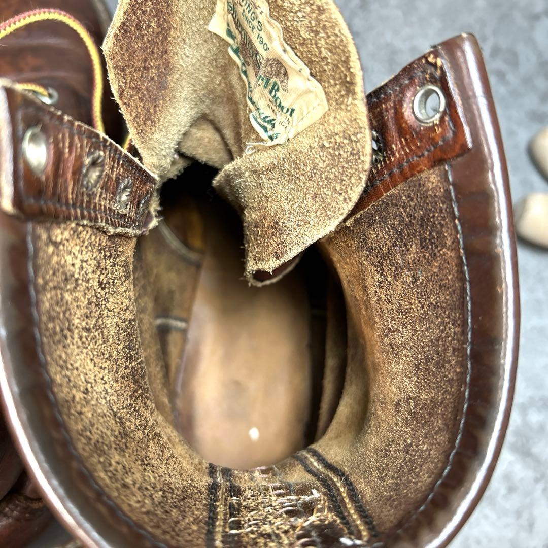 70s【REDWING】ロガーブーツ/木村拓哉/私物同型番(899)白四角犬タグ