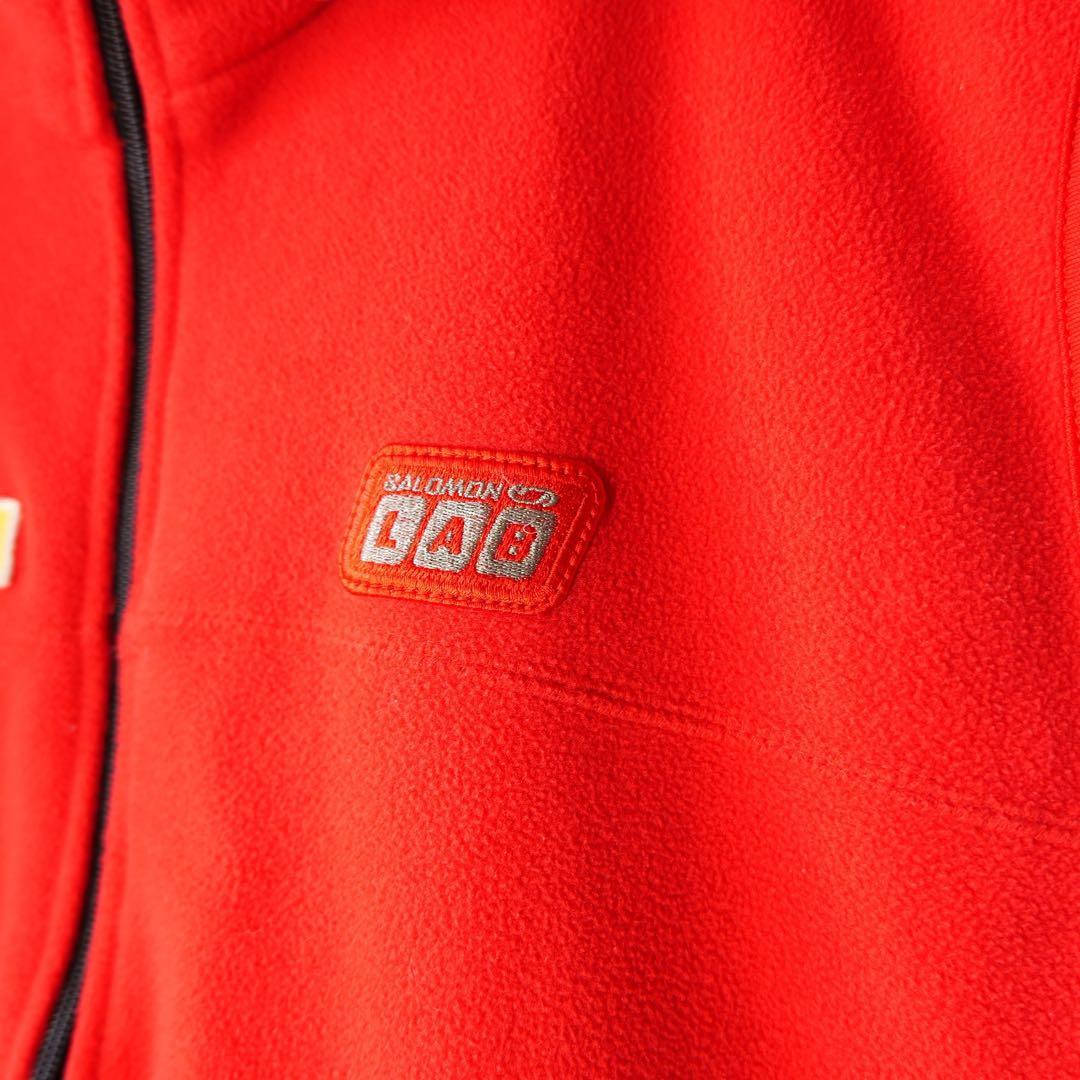 Vintage SALOMON 90s フリース ベスト 古着 テック