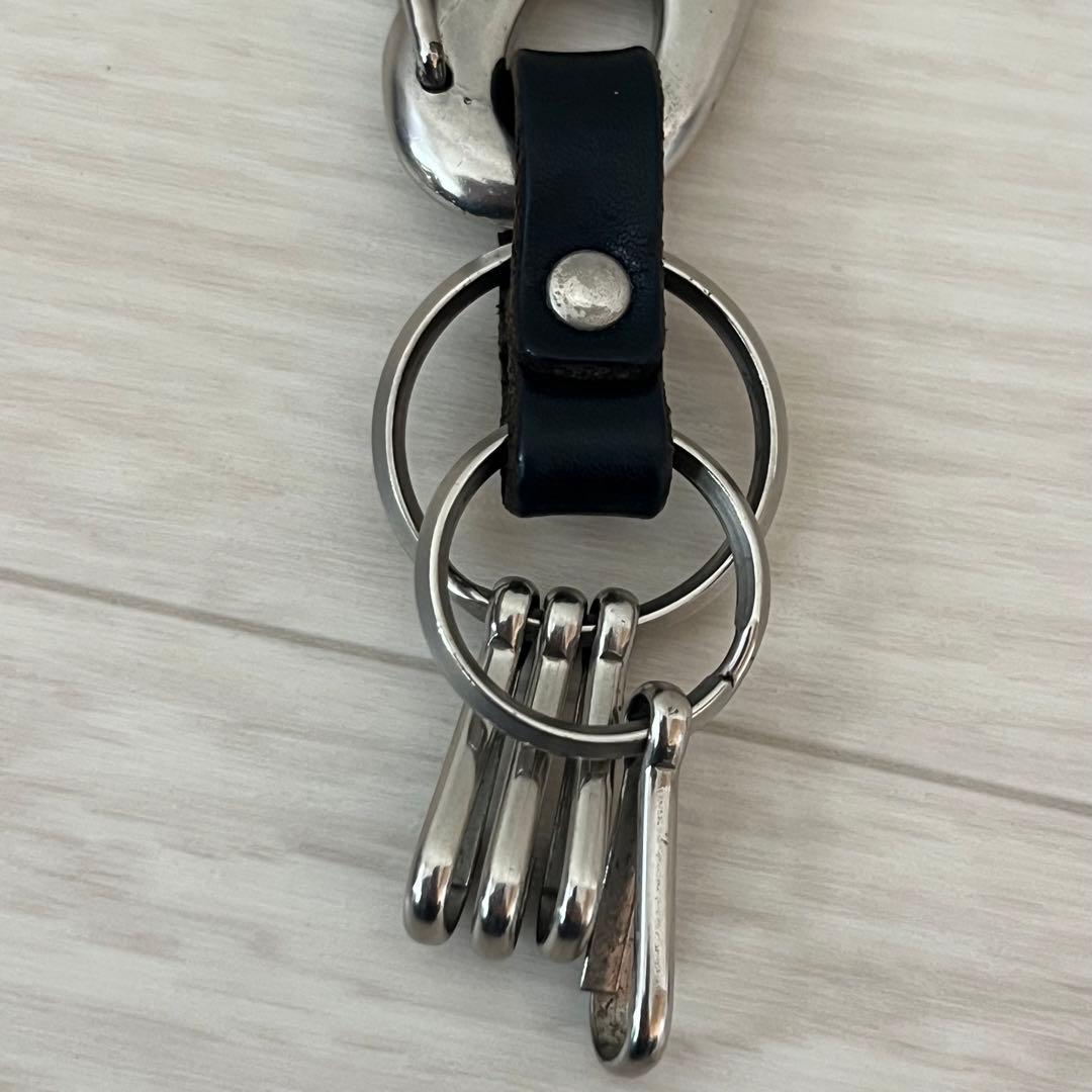 【名作】ヨウジヤマモト Yohji Yamamoto カラビナ キーリング 鍵