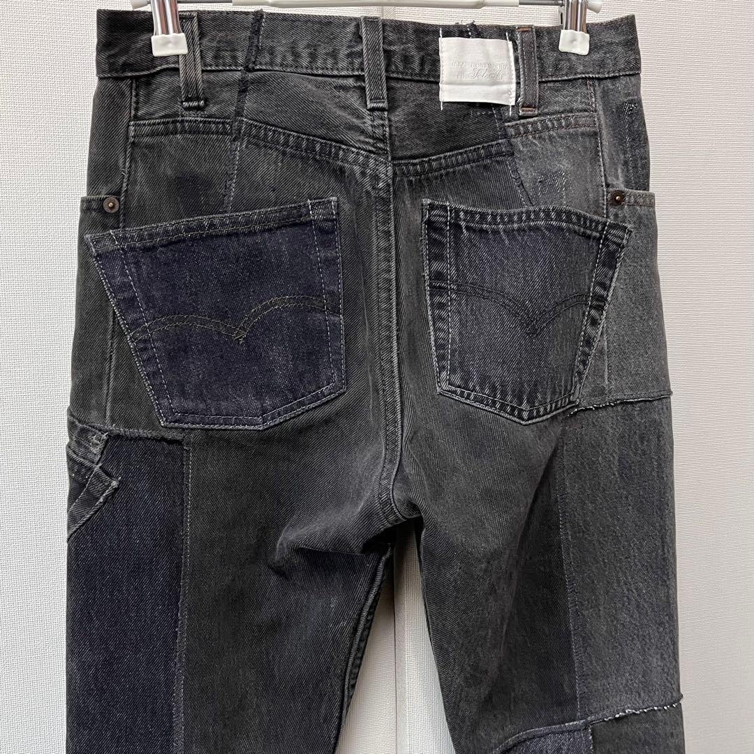 ソロイスト soloist 再構築デニム　44 ブラック