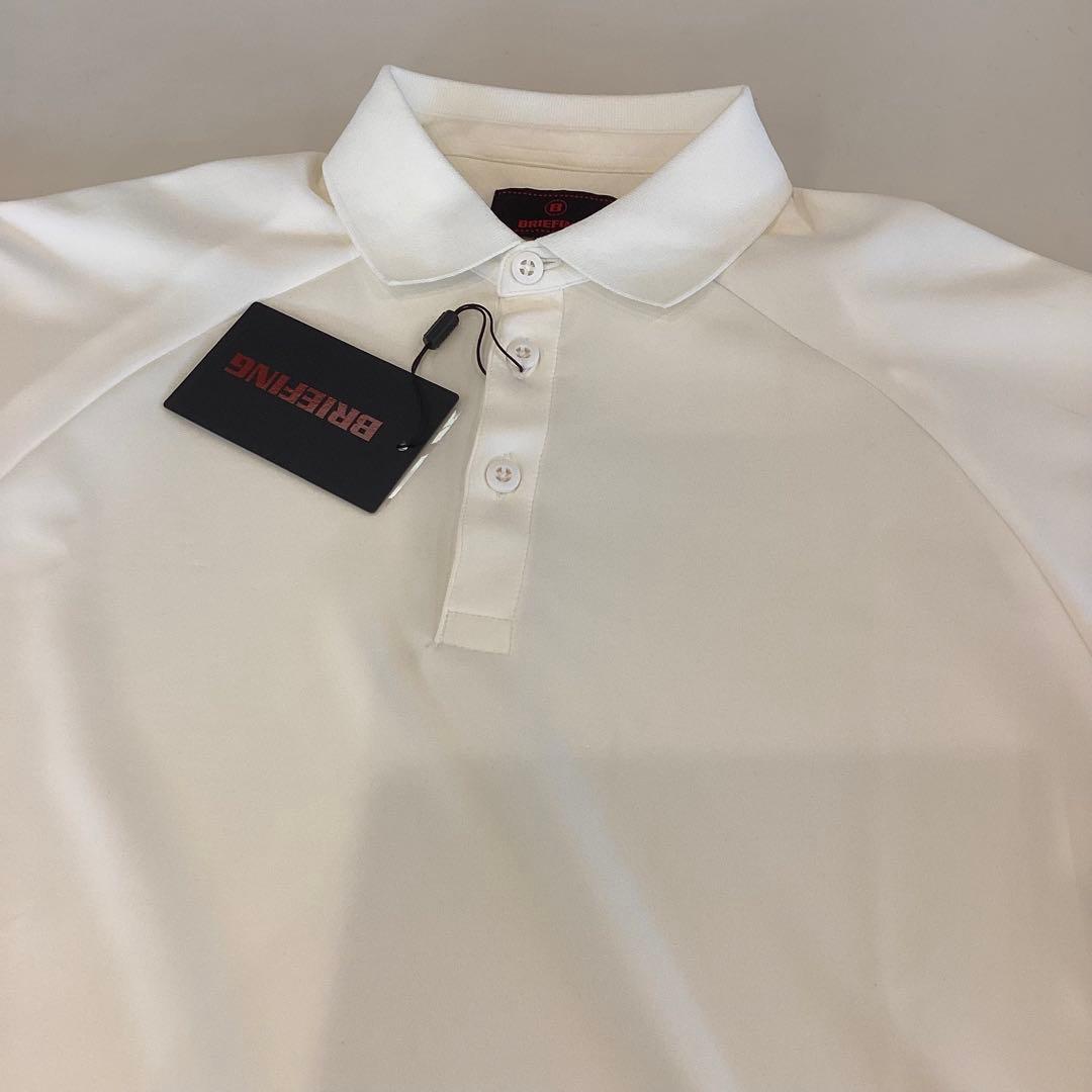 新品　BRIEFING CE LOGO TAPE POLO RELAXED