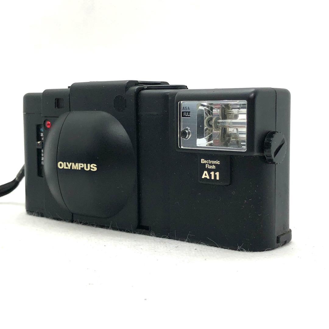 【C7001】OLYMPUS オリンパス XA A11 フィルムカメラ ケース付
