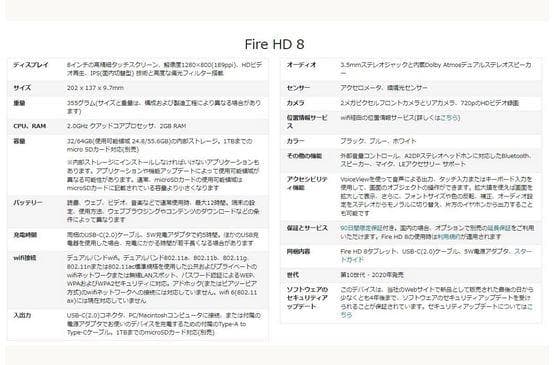 Fire HD 8 Alexa搭載 32GB(8インチHD) 新品未使用品