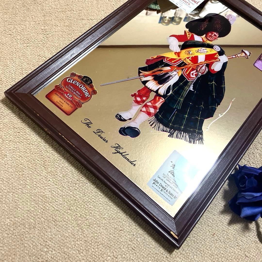 【非売品】スコッチウイスキー◆パブミラー ビンテージ❇︎レトロ❇︎匿名配送
