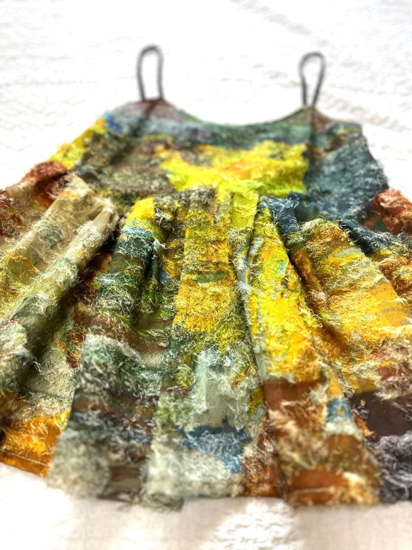 トップス AMERI MEDI RACHEL FLUFFY ART CAMISOLE M